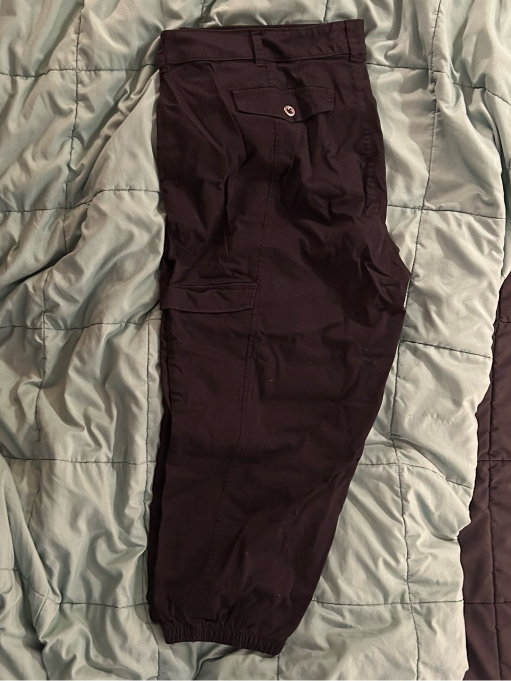 Torrid Black Cargo Cropped Jogger Pants